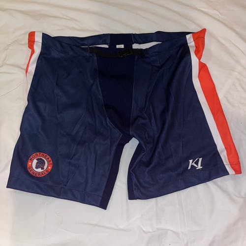 New K1 Medium Pant Shell - Blue with Orange/White
