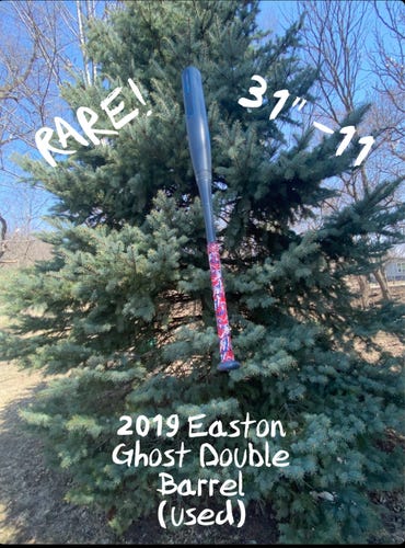 Used 2018 Easton Composite Ghost Bat (-11) 20 oz 31"