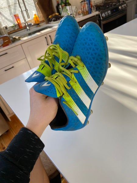 Blue Men's Molded Cleats Adidas ACE Cleats