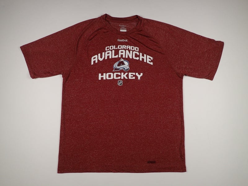 Colorado Avalanche NHL Pro Stock TEAM ISSUED Reebok Gym shirt Training Large
