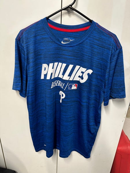 Nike, Shirts, Nike Philadelphia Phillies Baseball Drifit Tshirt