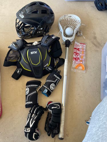 Youth small lacrosse equipment Meet NOCSAE standard . Kids lax