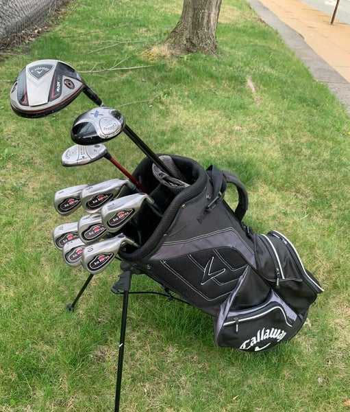Complete Set of Callaway Golf Cubs + Callaway Stand Bag