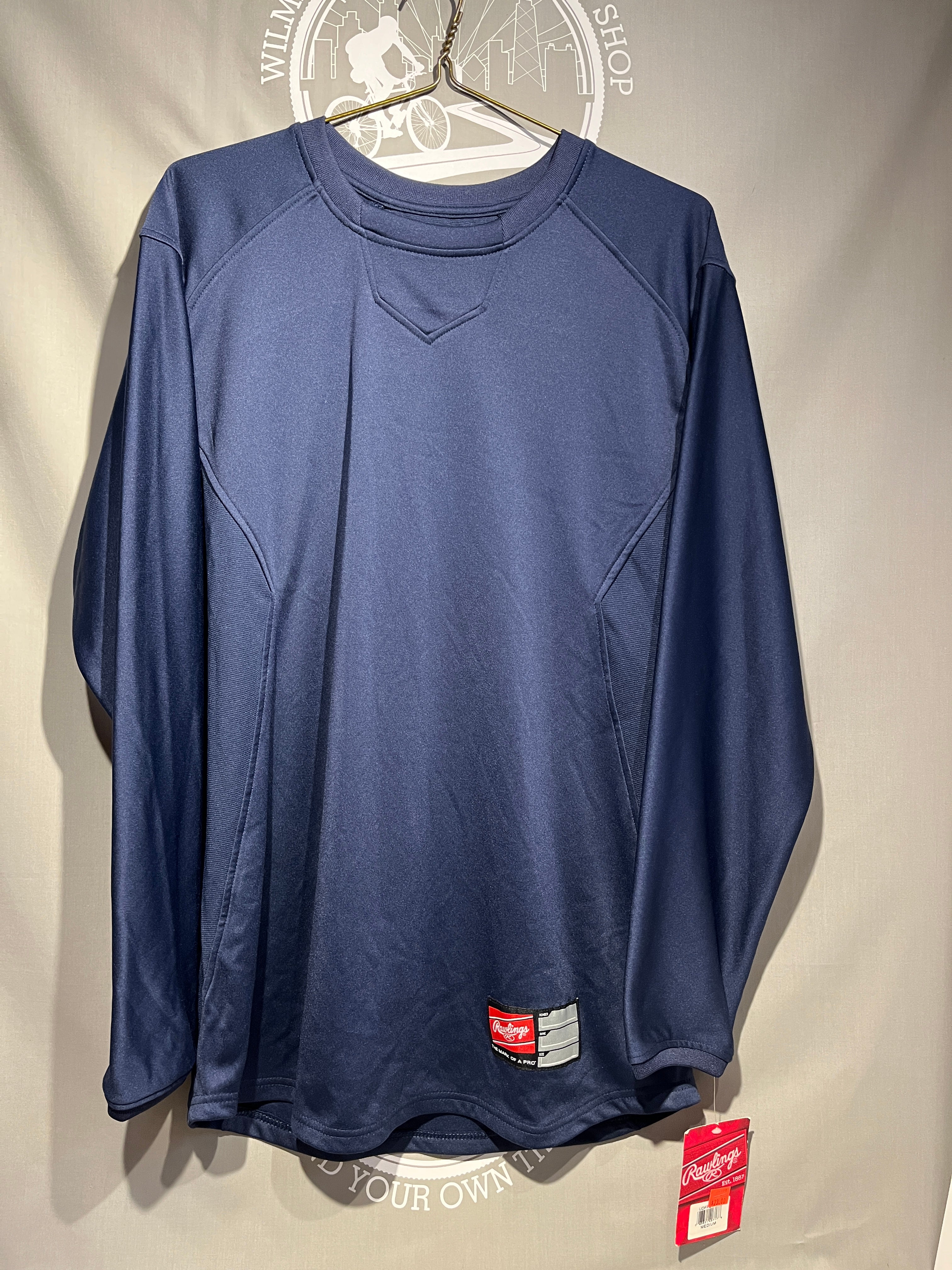 Rawlings Adult 3/4 Sleeve Crew Neck Shirt