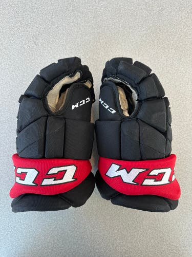 CCM 14" Pro Stock Jetspeed FT4 Gloves Black/Red