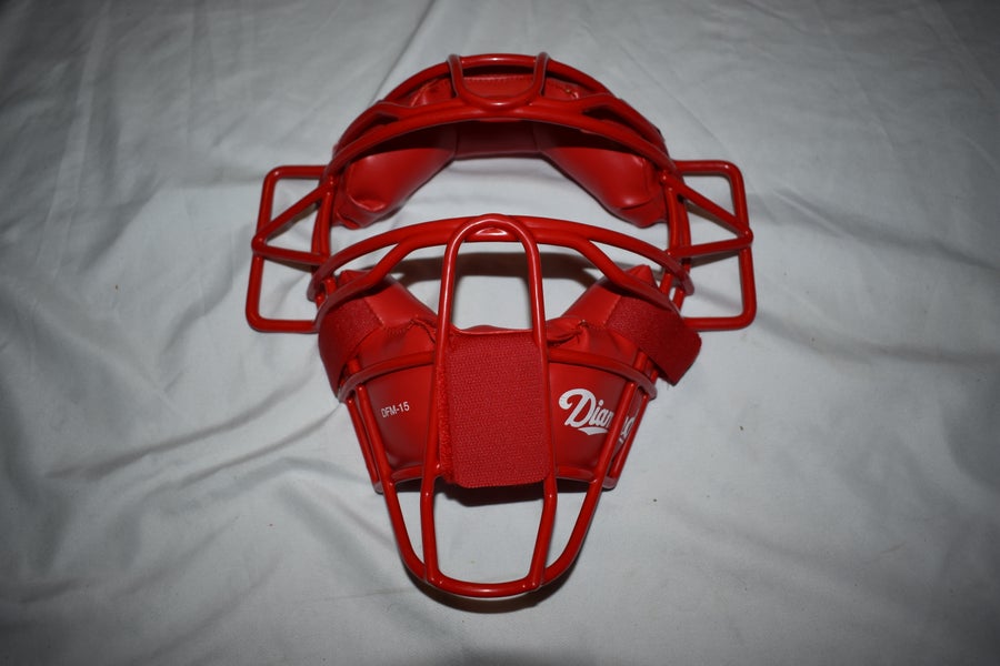 Mizuno Samurai Catcher's Face Mask, Red