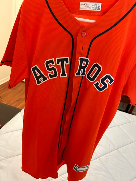youth orange astros jersey