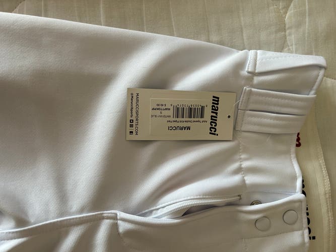 White New Small Marucci Game Pants