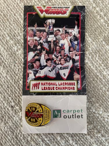 Philadelphia Wings 1998 NLL Championship Pin
