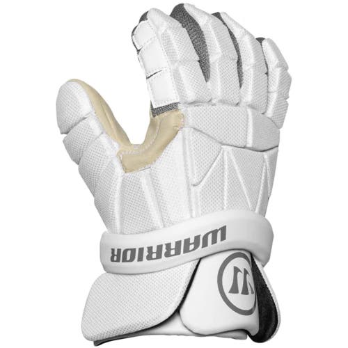 Warrior New Lacrosse Gloves Evo Lite Color White Size S-XL