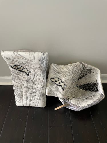 Brian’s glove and blocker