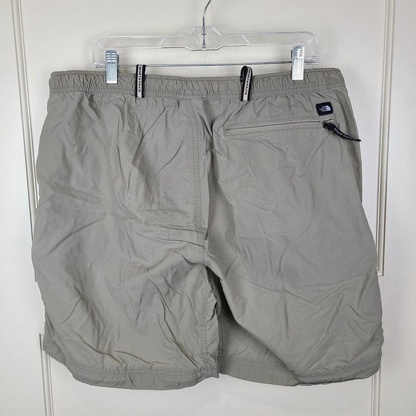 The North Face Mens Nylon Cargo Shorts Outdoor Hiking Fishing Tan Size XL