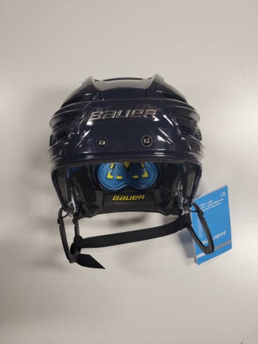 New Senior Large Bauer Re-Akt 150 Navy Blue Helmet