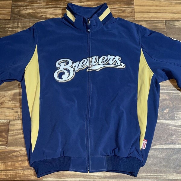 MAJESTIC COOPERSTOWN COLLECTION MILWAUKEE BREWERS JERSEY SHIRT S WOMENS