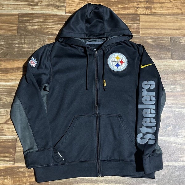 Vintage Reebok Pittsburgh Steelers NFL Colorblock Hoodie