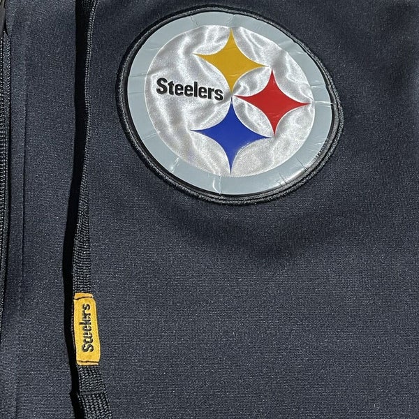 Men's Nike Therma-Fit Pittsburgh Steelers Zip Hoodie On Field