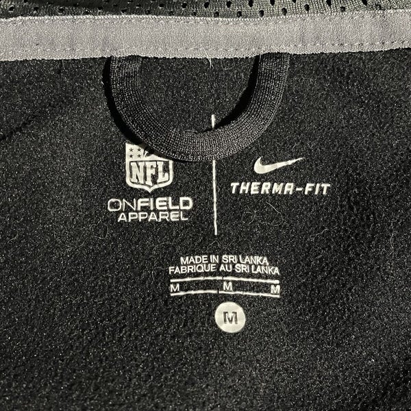 Nike NFL On Field Apparel Pittsburgh Steelers Zip Up Hoodie Size