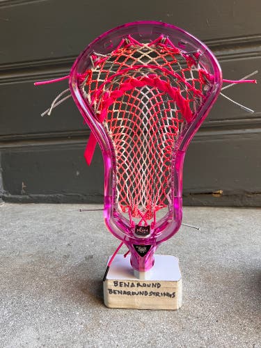 ECD Ion Dyed Pink Pro Strung W/ TMD BCA Rhombus Mesh
