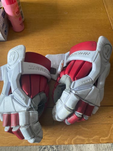 Used Warrior 13" Burn Pro Lacrosse Gloves