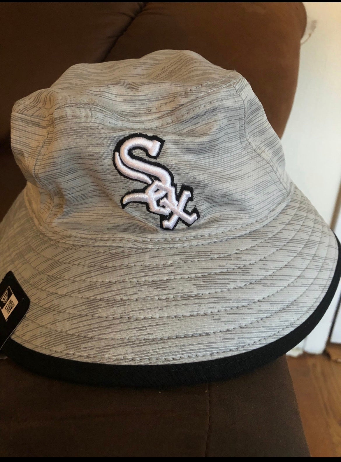 Chicago White Sox New Era Distinct Bucket Hat - Gray