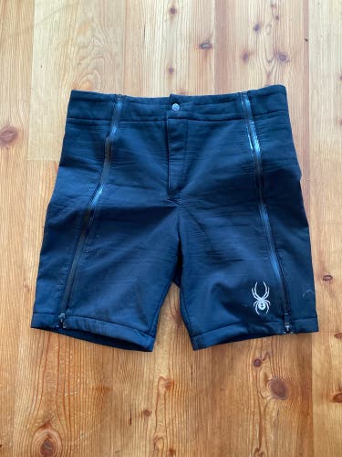 Black Used Adult Unisex Spyder Training Shorts