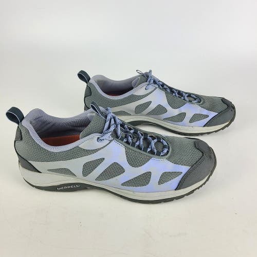Merrell Womens Zeolite Edge Hiking Shoes Gray Lace Up Comfort Size: 9.5