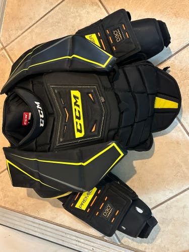 Used Medium CCM Premier Pro Goalie Chest Protector