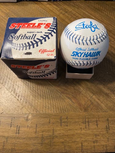 Steeles 12” sky hawk  Genuine Leather softball