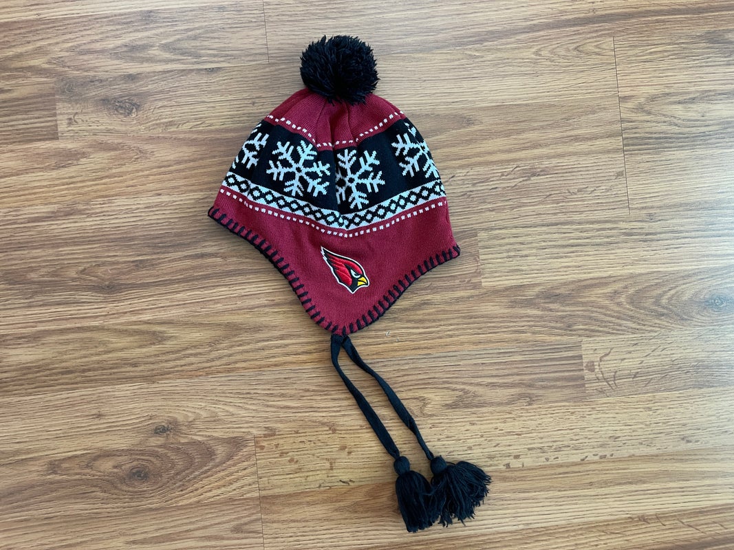 Arizona Cardinals NFL FOOTBALL SUPER AWESOME Red/Black Winter Beanie Toque Hat!