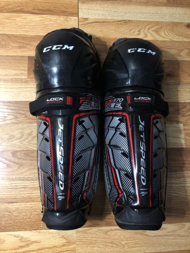Used CCM JetSpeed FT370 Shin Pads