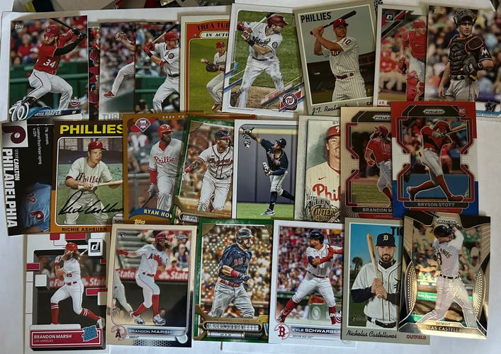 Phillies Lot - Harper, Turner, JT, Schwarber, Nola, Rookies