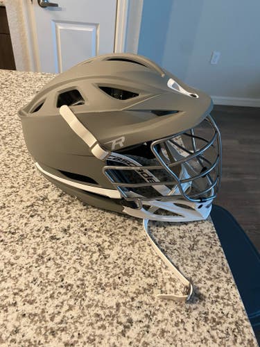 Like new Matte Grey Cascade R Helmet with White Chin