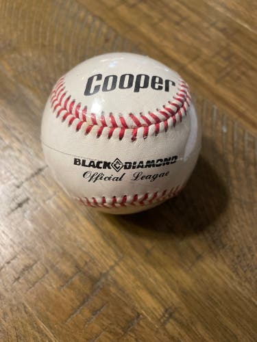 Rear Cooper official Baseball  99 Black Diamond