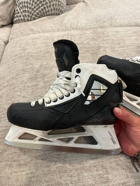 Used True Regular Width Pro Stock Size 8 Custom Pro Hockey Goalie Skates