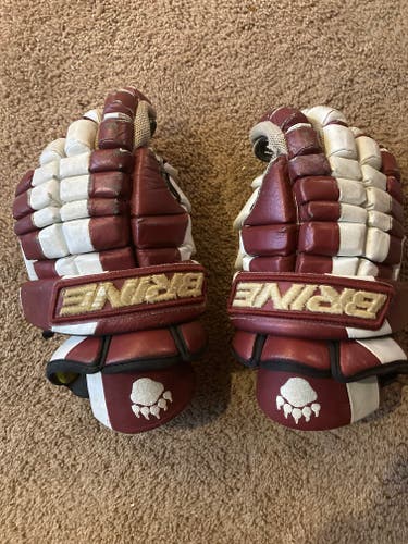 Used Brine Deft Lacrosse Gloves 13"