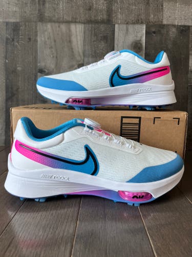 Nike Zoom Infinity Tour Next% BOA Golf Shoes Aurora Blue Size 9W DJ5590-100