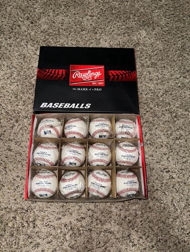 ( 1 Dozen ) Rawlings ( Official Minor League Baseballs ) ( MiLB)