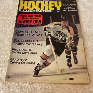 Vintage Hockey Illustrated November 1970 Edition