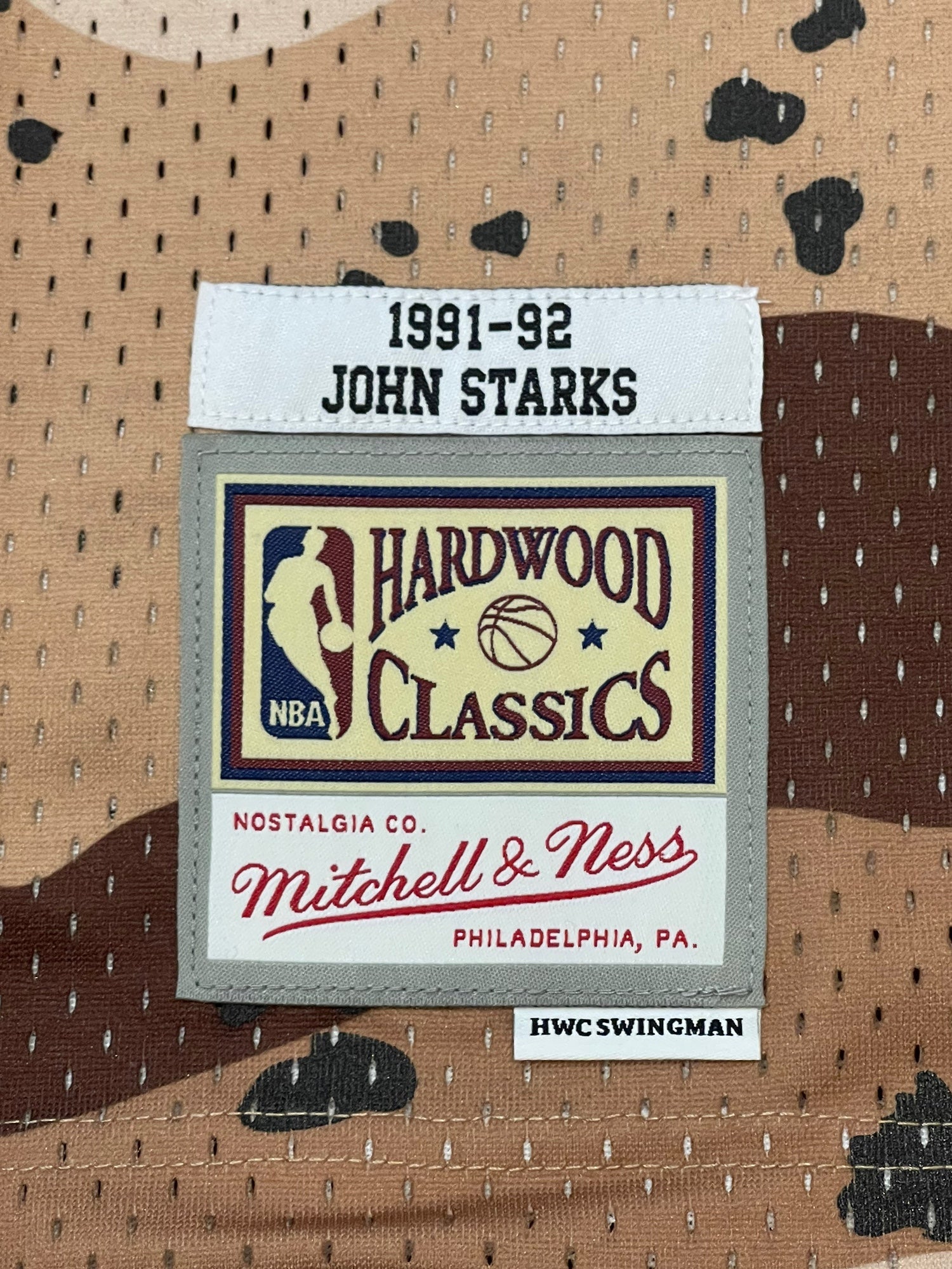 John Starks New York Knicks Mitchell & Ness 1991-92 Hardwood