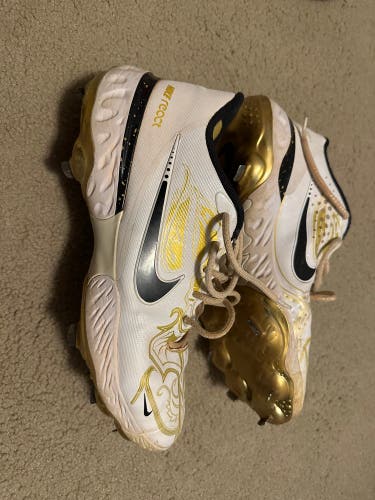 Gold Men's Metal Low Top