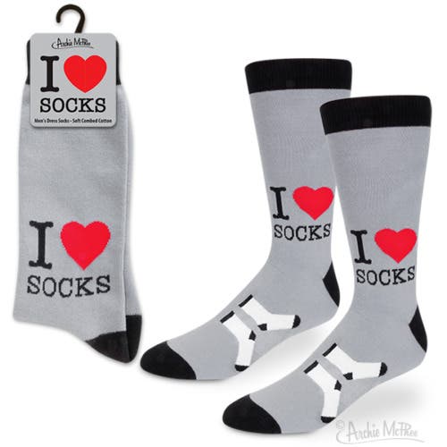 I LOVE SOCKS - Men's Dress Socks