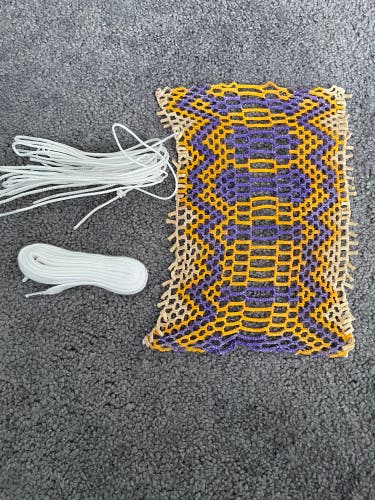 New MeshSavo Lacrosse Mesh w/ White Kit