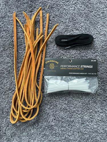 New Complete Leather String Kit - 8 Leathers