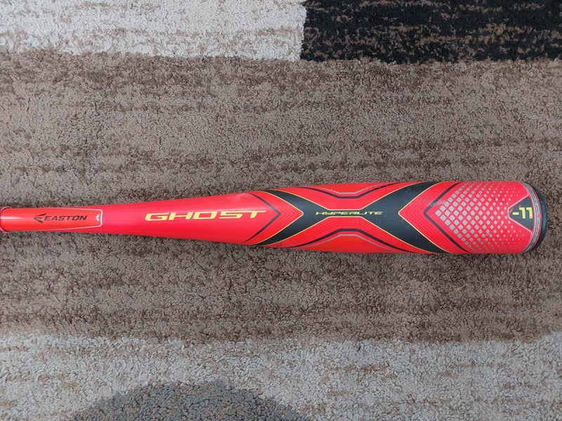 Used 2019 Easton Composite Ghost X Hyperlite Bat (-11) 16 oz 27"