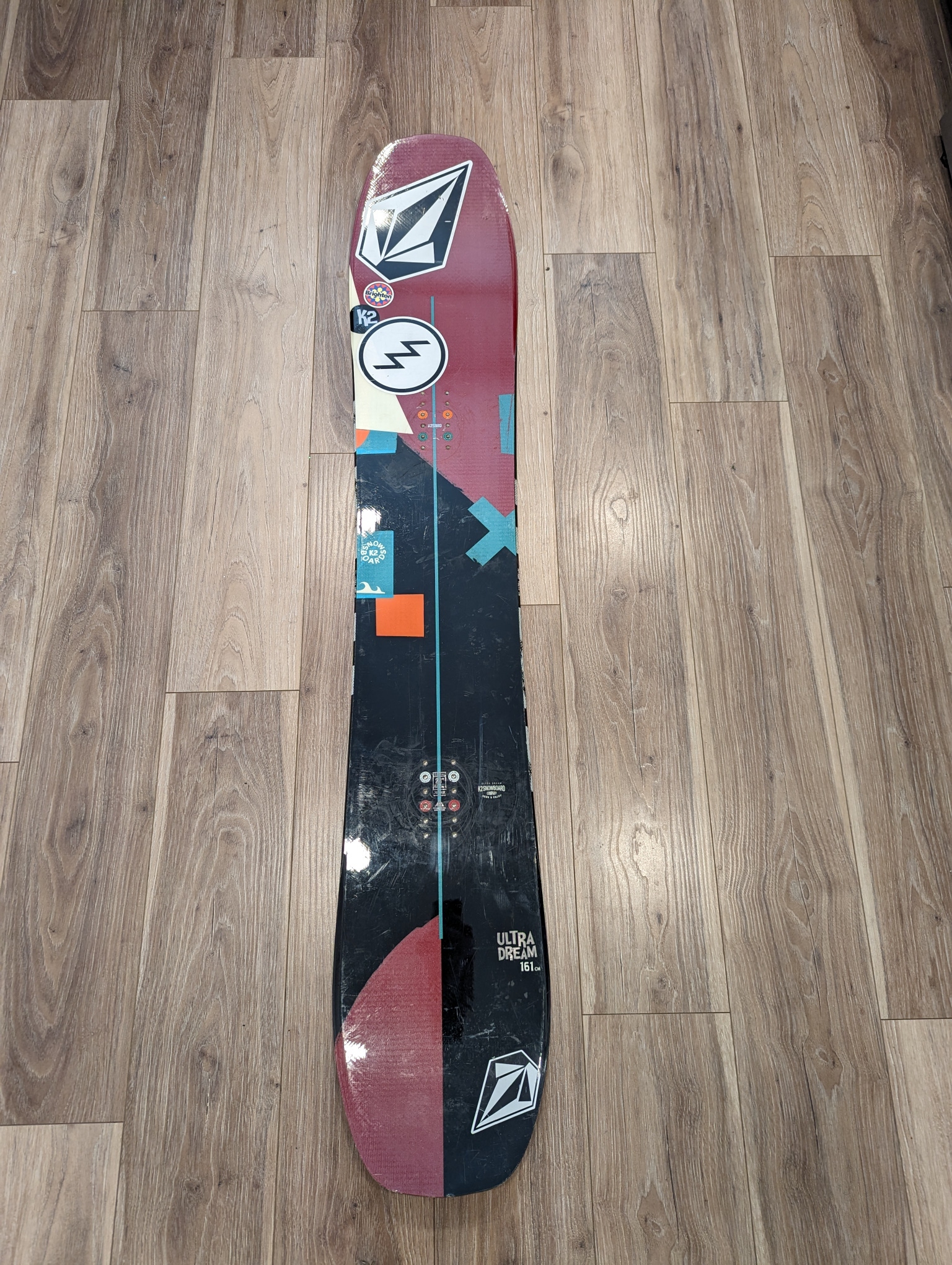 Used Unisex K2 Ultra Dream Snowboard All Mountain Without Bindings Medium Flex Directional