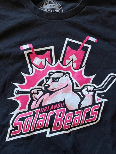 Orlando Solar Bears Pink Whitney Large shirt ECHL