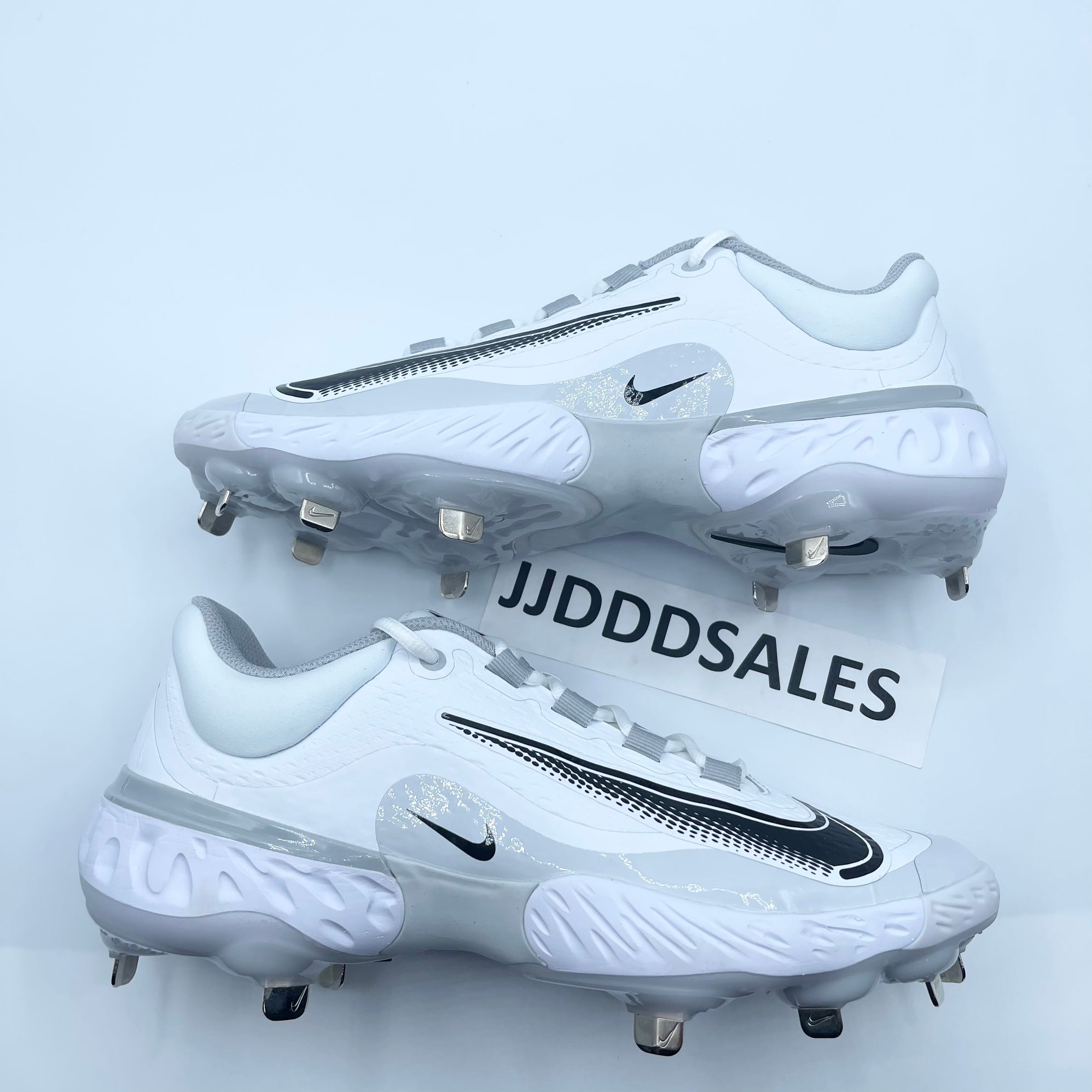 Nike Alpha Huarache Elite 4 Low FD2745-100 White Black Metal  display picture 2