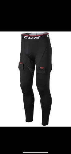 Brand New CCM Compression Pant With Cup — Large