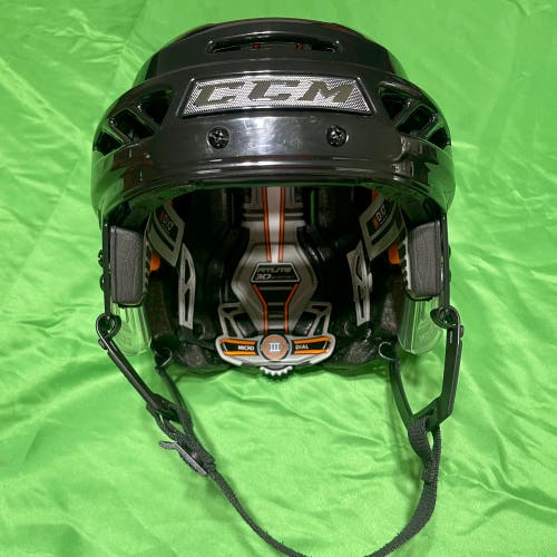 Used Black Large CCM Fitlite 3DS Helmet