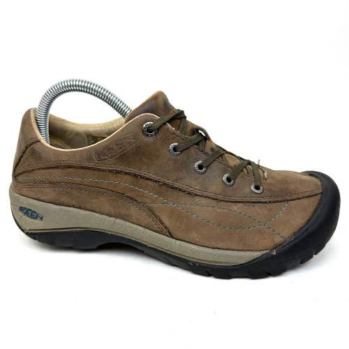 Keen Toyah Leather Hiking Trail Running Walking Shoes Womens 53001-SLBK Size 9